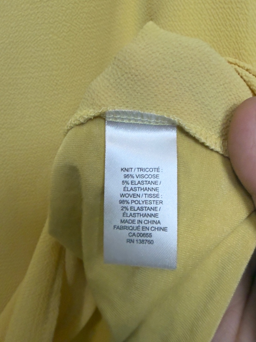 RW&CO Yellow Cold Shoulder Blouse XS Sleeveless Ruffle Strap Top NWT - Picture 4 of 7